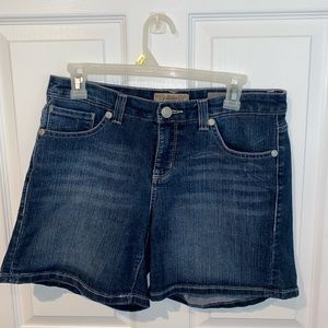 Nine West Vintage America Shorts Blue Denim Size 6